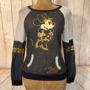 Disney Parks- Minnie Mouse Graphic Burnout thin Sweatshirt, Sz M​